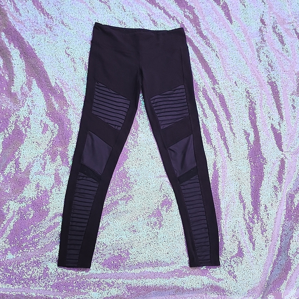 alo Leggings,  Black Small, Ribbed!!
